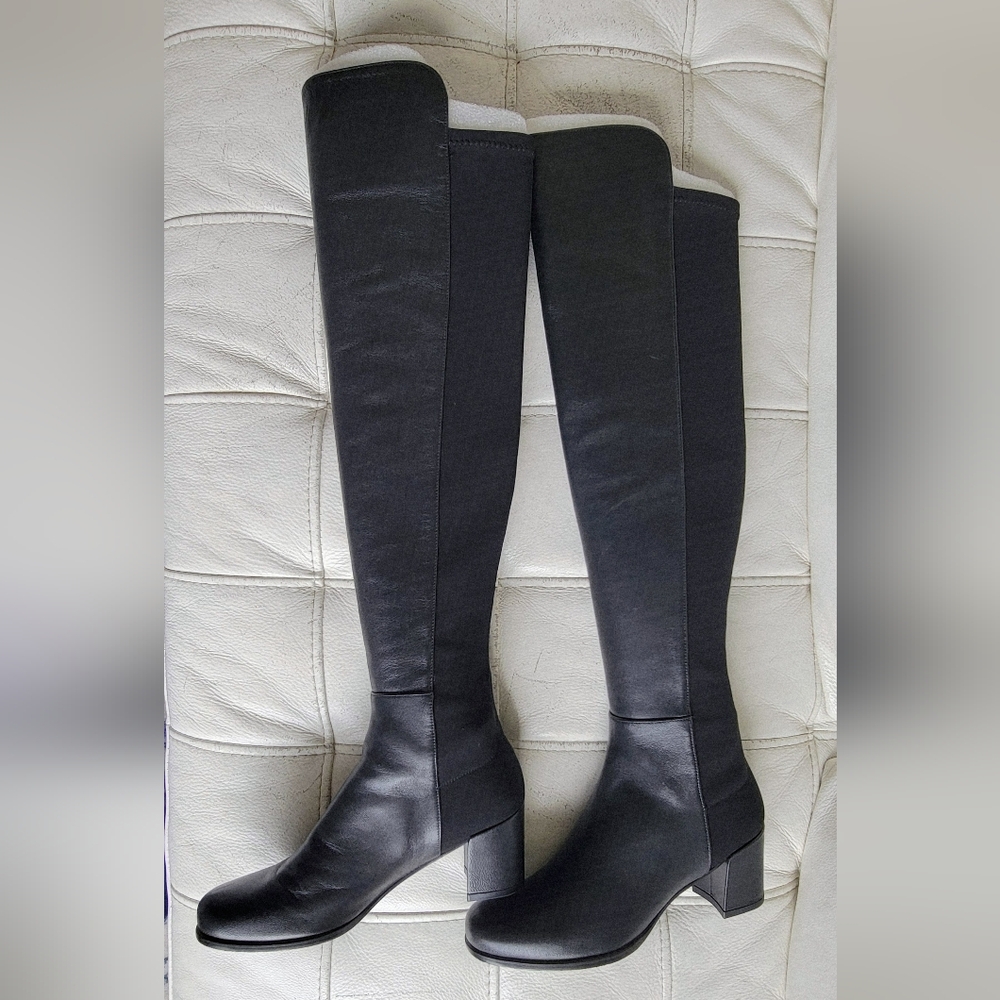 5050 Stuart Weitzman Black Knee-High Women's Boots 6.5